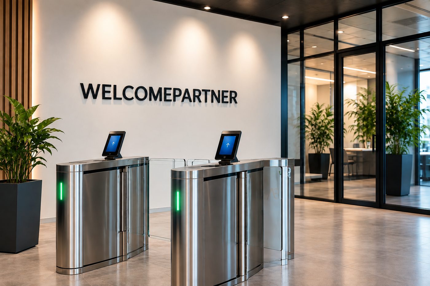 Speed-Gate-Tore mit integrierten Check-in-Terminals